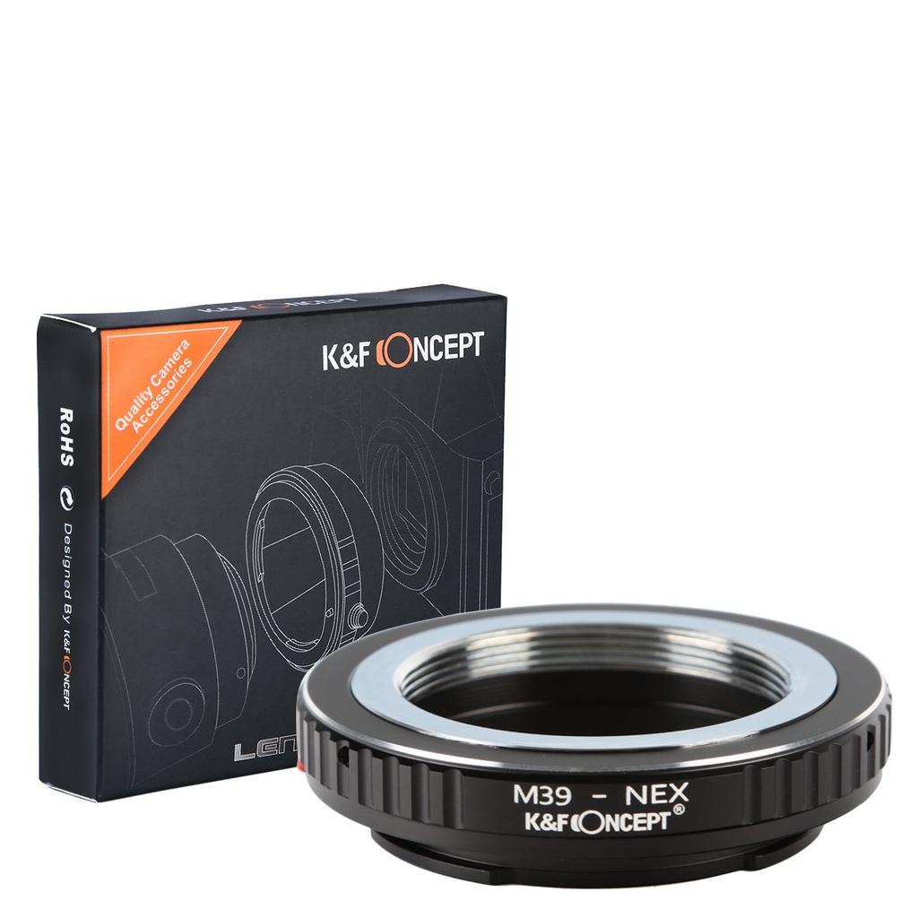 Concept Lens Mount Adapter L39 Mount Lens E Mount Sony E Compatible Product K&F KF-39E (Leica Conversion)