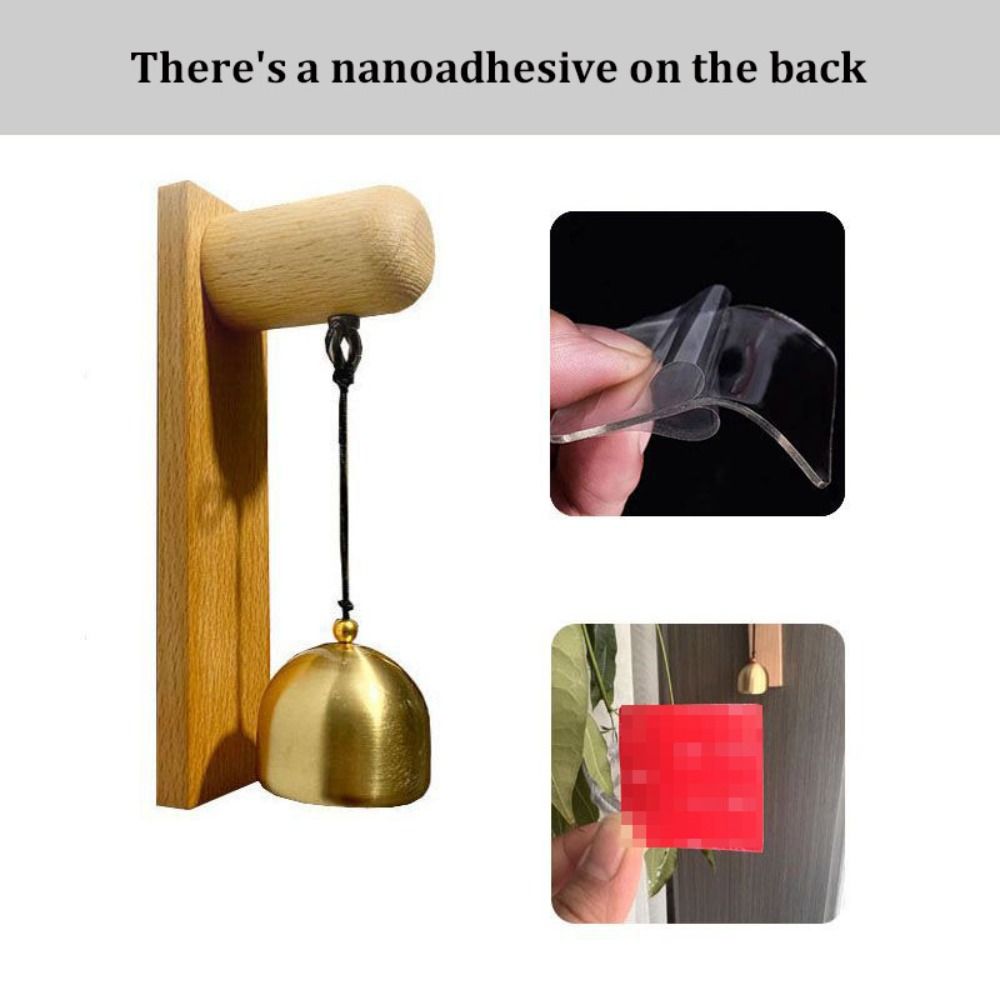 Wooden Shopkeepers Bell Door Opening Wind Chime Elegant Door Bell for Business Garden