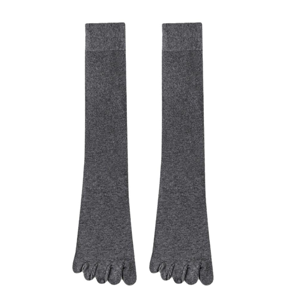 High Tube Five-Toe Socks Spring Autumn Five Finger Socks New Calf Socks  Ladies Stocking
