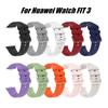 Сменный силиконовый ремешок для часов, новый браслет для часов Huawei, FIT 3