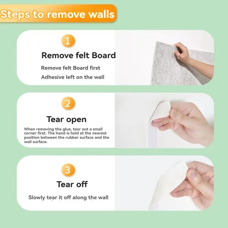 Войлочная наклейка на стену детский сад рабочая доска простая фотостена школьный офис класс фон стена домашний декор скандинавский