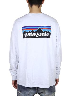 Мужская футболка Patagonia с длинным рукавом 004, XL, Белая, [Б/У]
