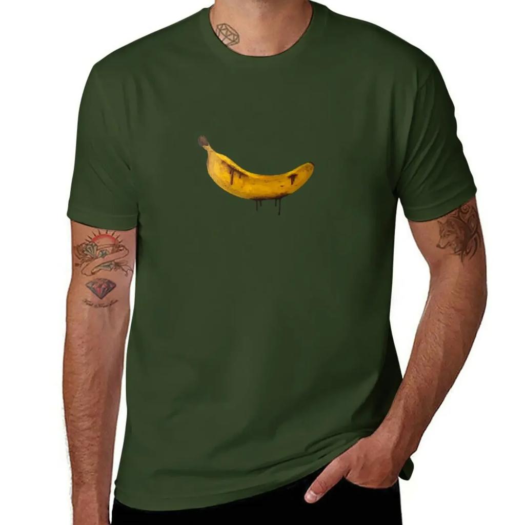 The bloody banana TShirt boys whites plus sizes oversized t shirts for men
