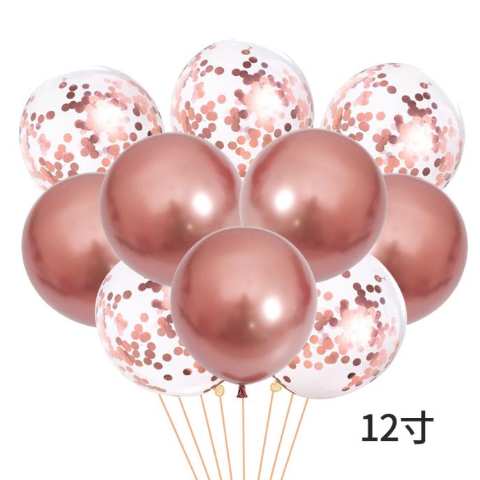 Pink Crown Balloon Sequin Ballons Set Foil Balloons Girls Birthday Party Baby Shower Bridal Party Decoration