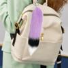 Plush Tail Keychain Bag Pendant Artificial Fur Furry Metal Keyring Car Key Chain for Wallet