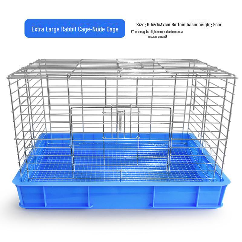 Большая крытая клетка для кроликов и морских свинок с автоматической очисткой отходов