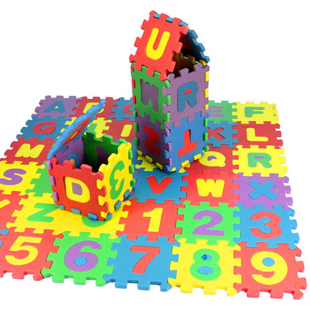 36Pcs Baby Child Number Alphabet Puzzle Foam Maths Educational Toy Gift