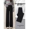Women's Slimming Black High Waist Straight-Leg Jeans - New 2025 Spring/Autumn Style