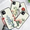 Fashion Flowers Plant Phone Case for iPhone 11 13 Samsung Galaxy A51 A12 Xiaomi POCO Redmi 10 10C Soft TPU Back Cover Casing