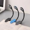 LED Book Lamp Mini Clip On Bendable Travel Bedroom Clamp Dorm Reading Light Gift