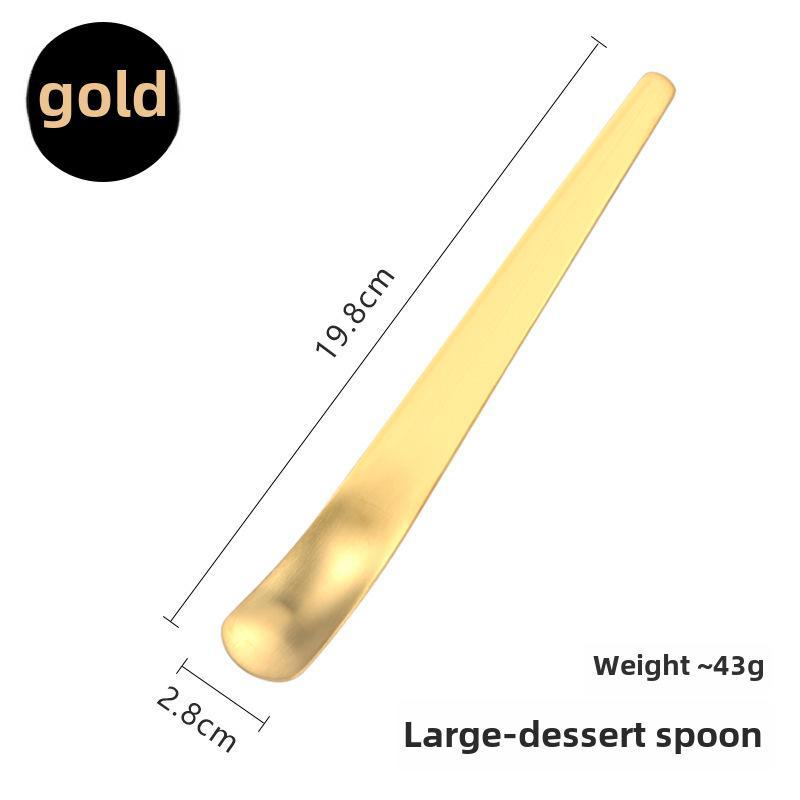 Вилка для фруктов и десертов с основанием Swan из нержавеющей стали 304 и кофейной ложкой