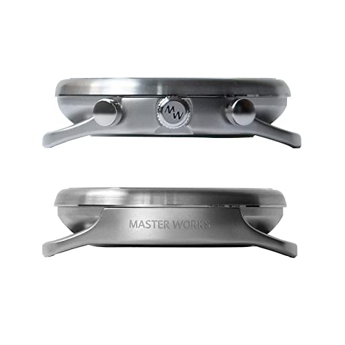 MASTER WORKS Quattro 002 MW07SI-EDBKG8 Мужские часы, Сделано в Японии, Кварцевый механизм, 41 мм, Кожаный ремешок, Хронограф, Черный