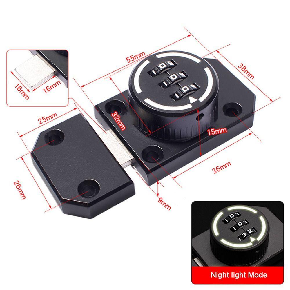 Кодовый замок из цинкового сплава с кодовым замком, светящийся кодовый замок, новый шкаф, замки с паролем, шкаф