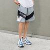 Li-Ning Color Block Graphic Shorts 'Grey Black' Men's AKSR569-2