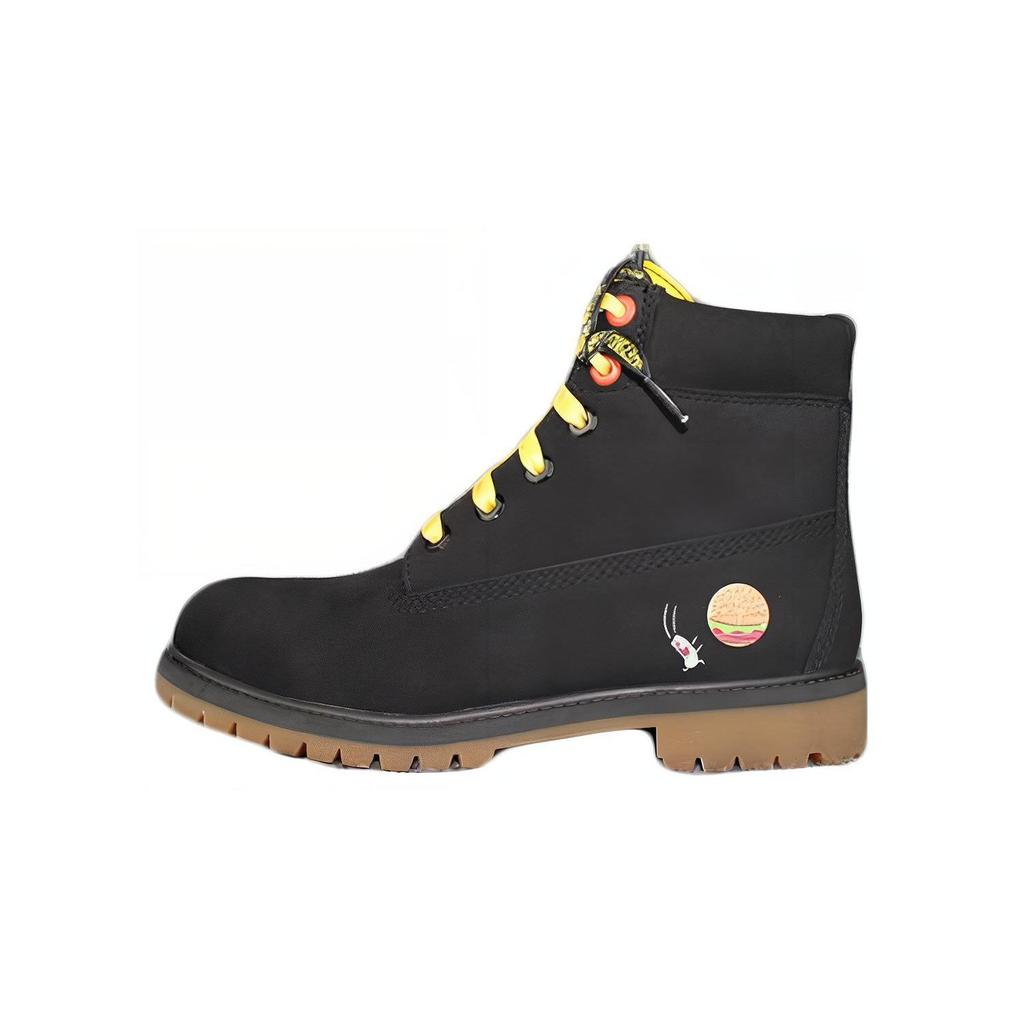 SpongeBob SquarePants X Timberland 6 Inch Junior Black Kids Sneakers TB0A22MT-001