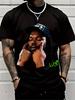 Lucki Модный Тренд Мужская Футболка Удобная Летняя Все Футболки 100% Хлопок Повседневная Футболка с Круглым Вырезом Обычная Посадка