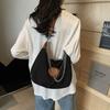 Leisure Commuting Large-capacity Cloth Bag Women's New Versatile Messenger Bag Contrasting Color One-shoulder Dumpling Bag