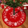 Юбка «Рождественская елка», яркий цвет, простая установка, снежинка, принт лося, круглый большой коврик для рождественской елки, декор