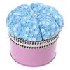 Flower Pin Cushion with Metal Box Sewing Accessories Organizers for Sewing Supplies Pin Thread Thimble Button Beads