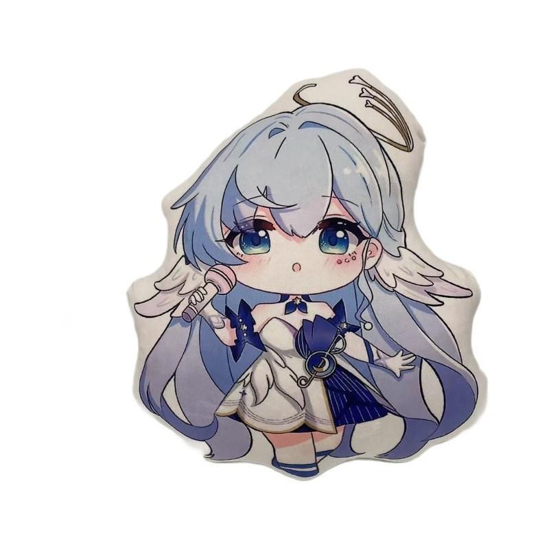 Аниме Honkai Star Rail Плюшевая подушка Мягкий кристальный вельвет Подушка для обнимания 45 см