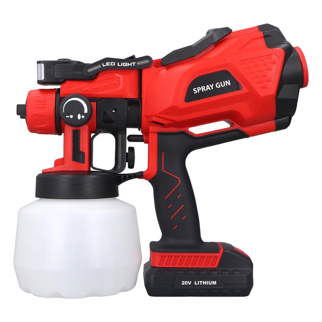 Электрический краскораспылитель со светодиодным высоковольтным краскопультом Портативные малярные инструменты 100?240 В, вилка европейского стандарта