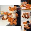 Running Fox Stuffed Animal Plush Toy For Girls Sleep Aid Birthday Gift