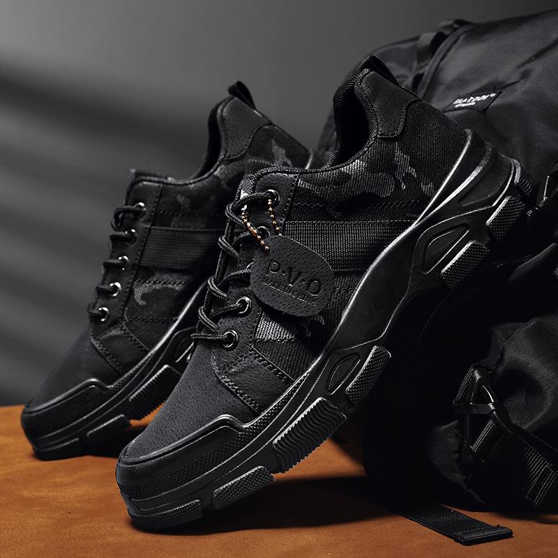 New popular board shoes breathable camouflage men's shoes trendy casual tooling low-top canvas shoes men's shoes
