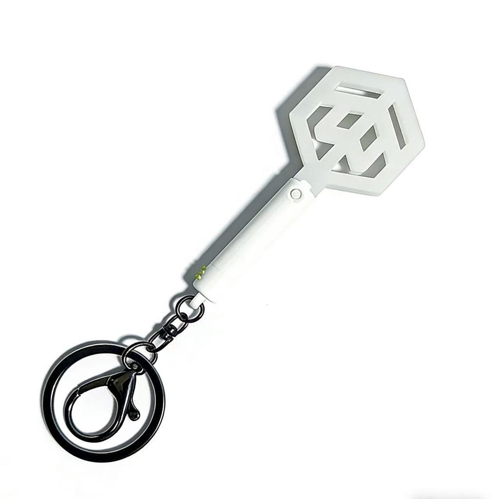 Concert Light Stick Keychain Colorful Creative Keyring Idol Fan Collection Decorative Gift Accessories