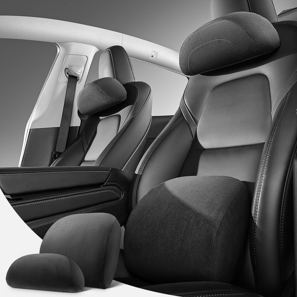 YZ For Tesla model Y /S/X Juniper Car Headrest Lumbar Support Memory Foam Cushion Super Head Pillow Cushion Backrest Car supply