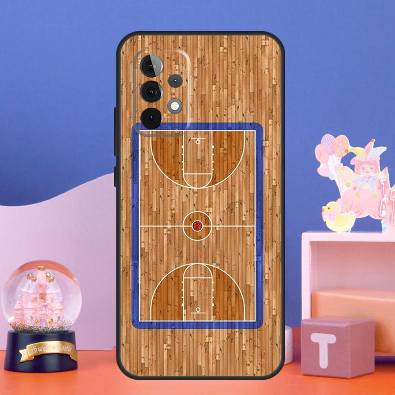 Basketball Court Case For Samsung Galaxy A17 A06 A16 A26 A36 A56 A55 A35 A15 A32 A52 A13 A33 A53 A14 A34 A54