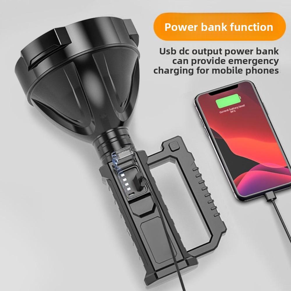 Waterproof Strong Light Searchlight Portable Handheld Spotlight Camping Searchlight Camping