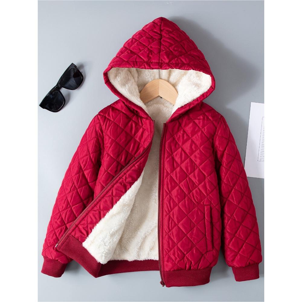 Детское модное повседневное флисовое пальто в клетку в клетку на осень и зиму для девочек