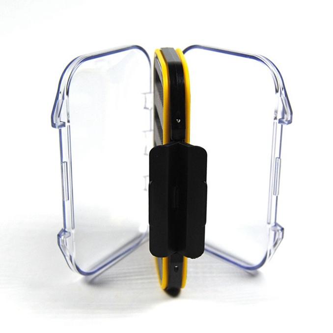 Двусторонний плавающий водный прочный рыболовный крючок, водонепроницаемая коробка для нахлыста, коробка для приманки, коробка для крючка для волос