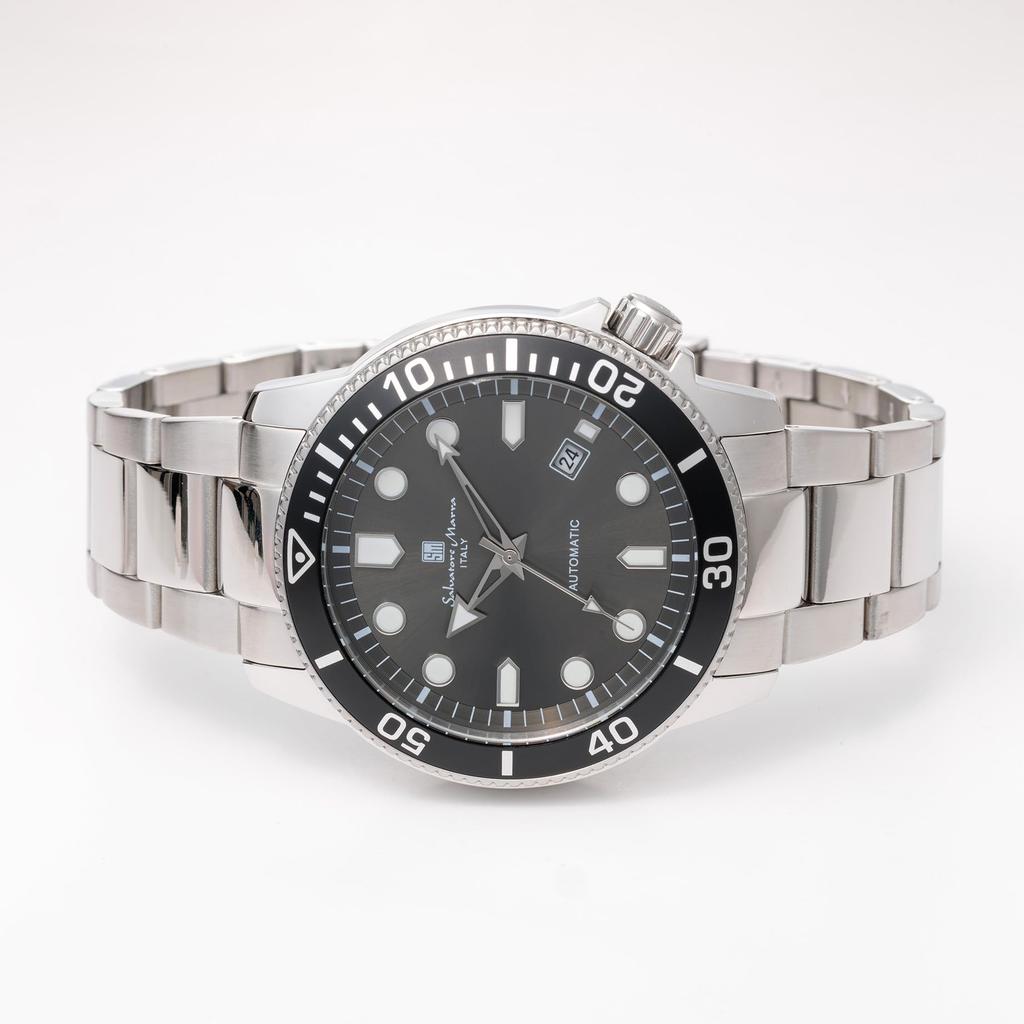 Salvatore Marra Automatic Business Includes Watch SSGY Men's Watch, Stylish, Style, Waterproof, Analog, Cloth, [Used]