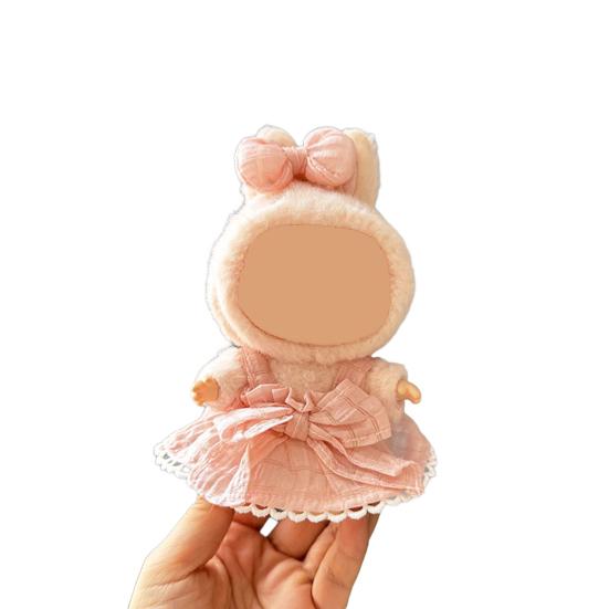 Набор одежды для куклы 17 см Набор из 2 предметов Юбка с головным убором Наряд для игры Одежда для куклы Модные аксессуары для куклы