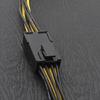 Кабель-адаптер питания 8PIN для видеокарты на Sata с платой-конвертером понижения и стабилизации напряжения