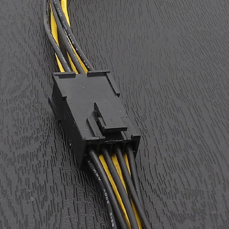 Кабель-адаптер питания 8PIN для видеокарты на Sata с платой-конвертером понижения и стабилизации напряжения