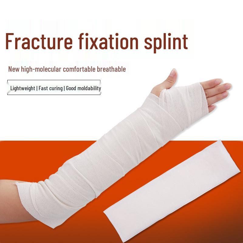 Медицинская полимерная ортопедическая шина: Гипсовая повязка при переломе руки, запястья, локтя, колена и лодыжки.