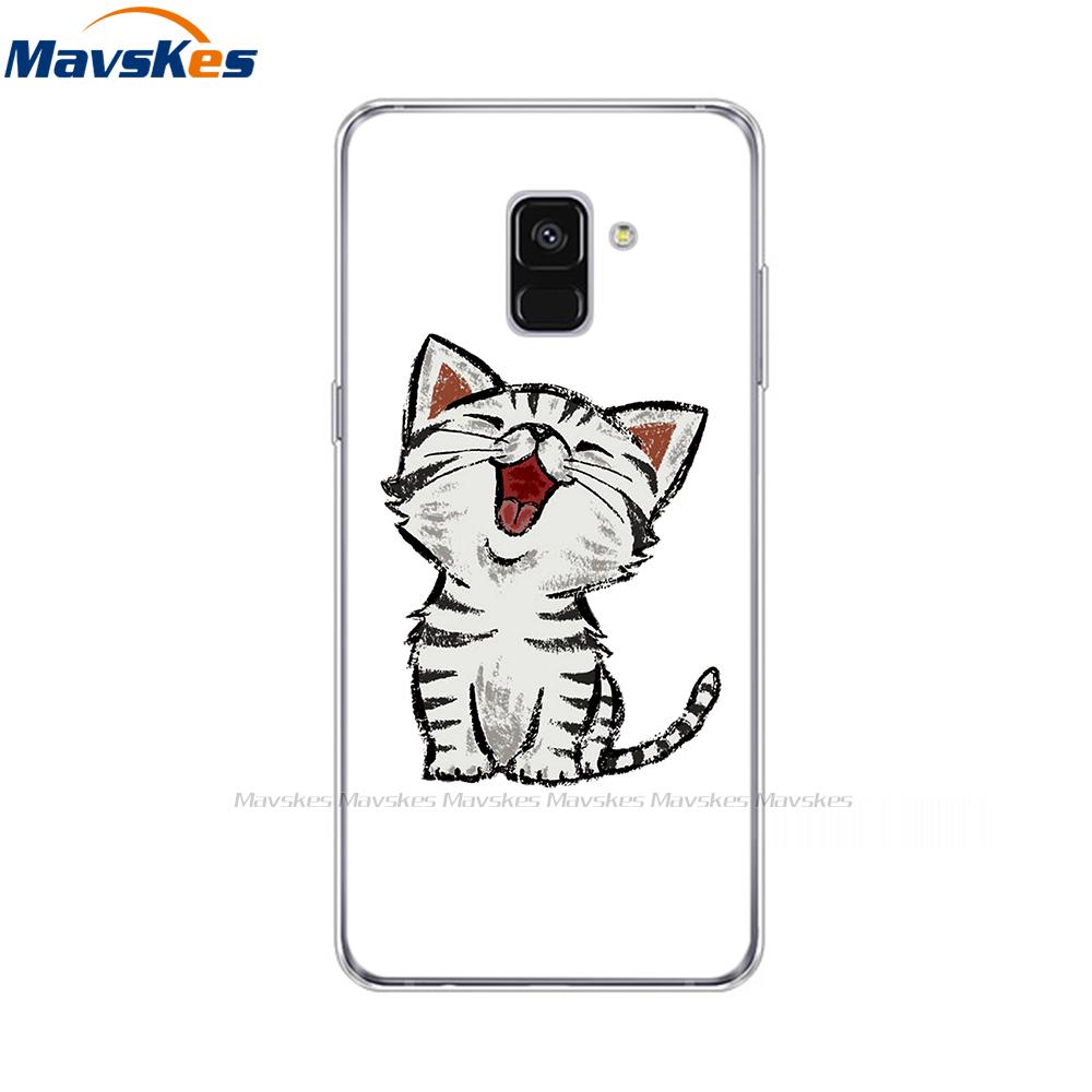 Чехол для Samsung Galaxy A8 2018 A530 Силиконовый чехол для Samsung A8 Plus 2018 A730 Мягкий чехол из ТПУ для корпуса телефона Galaxy A8 A 8