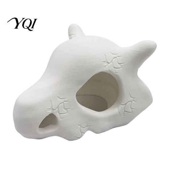 Shrimp Breeding House Skull Fish Tank Decoration Cave, Realistic Durable PLA Hideout Creative Accessory Shelter, 3D Printed Habitat Ornament