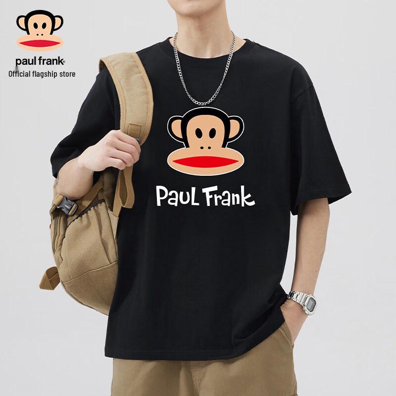 paul frank Мужская летняя свободная хлопковая футболка с коротким рукавом