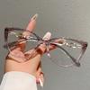 Vintage Cat Eye Glasses Women Fashion Candy Color Rim Blue Light Blocking Optical Frames New Trendy Brand Design Eyewear