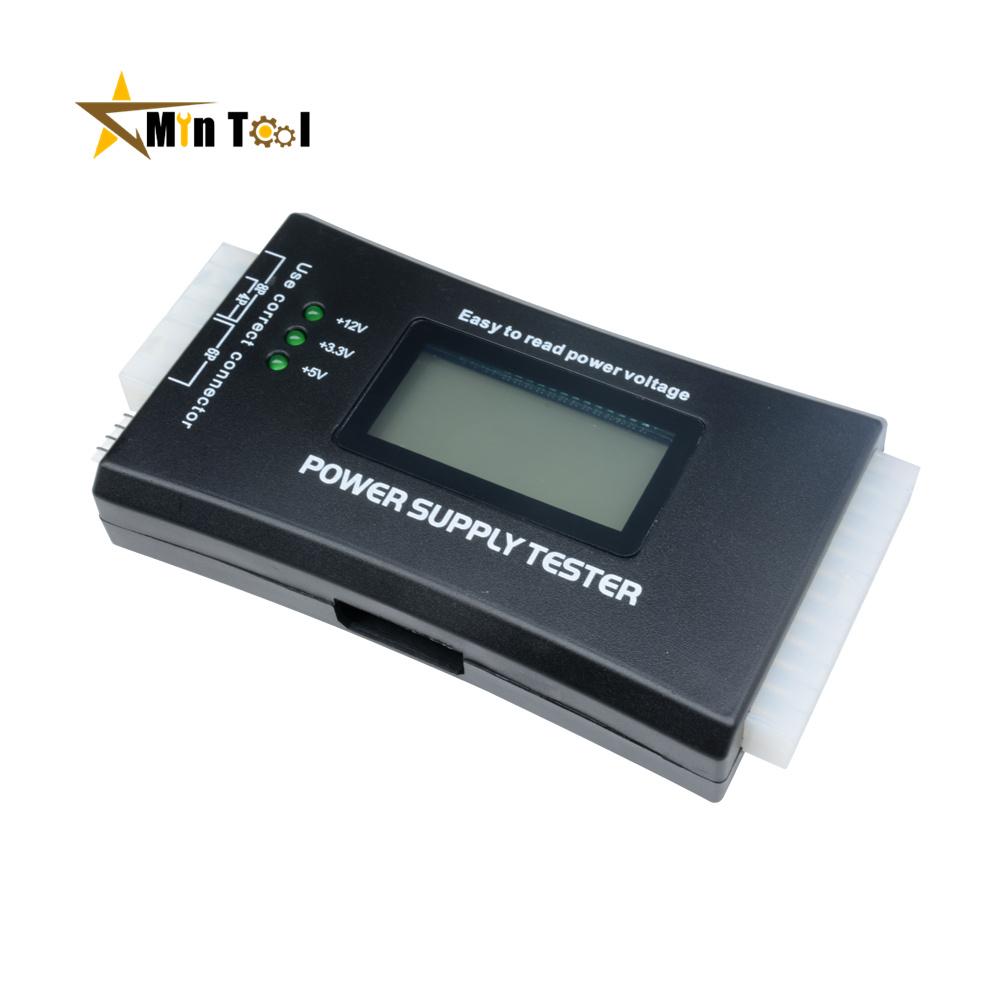 Digital LCD Display PC Computer 20/24 Pin LCD Tester Check Bank Supply Power Measuring Diagnostic Tester Tool Power Supply