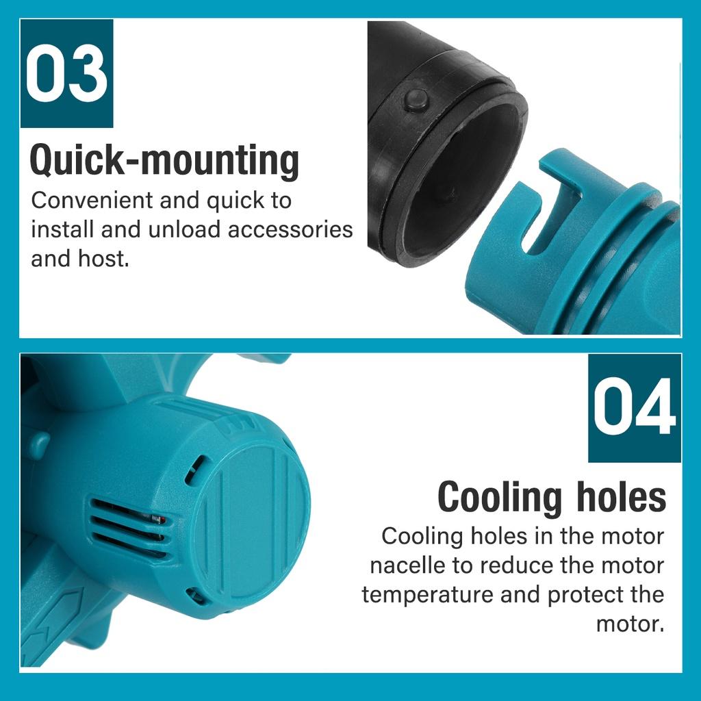 Новый 198Vf Аккумуляторный Электрический Воздуходув Пылесос Воздуходув для Уборки с Аккумулятором 19800 мАч Лист Компьютер Пылесборник Для 18V Аккумулятора