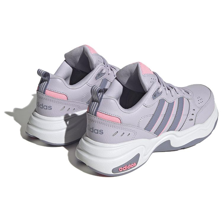adidas Neo Strutter Кожаные Спортивные Универсальные Амортизирующие Нескользящие Износостойкие Низкие Повседневные Кроссовки Женские Повседневные Кроссовки Серые HQ1826