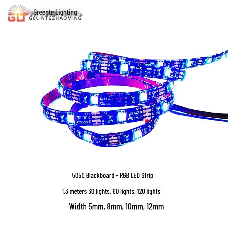 Светодиодная лента 5050 RGB Меловая доска - USB 5V лента для журнального столика, каркаса кровати или фона телевизора