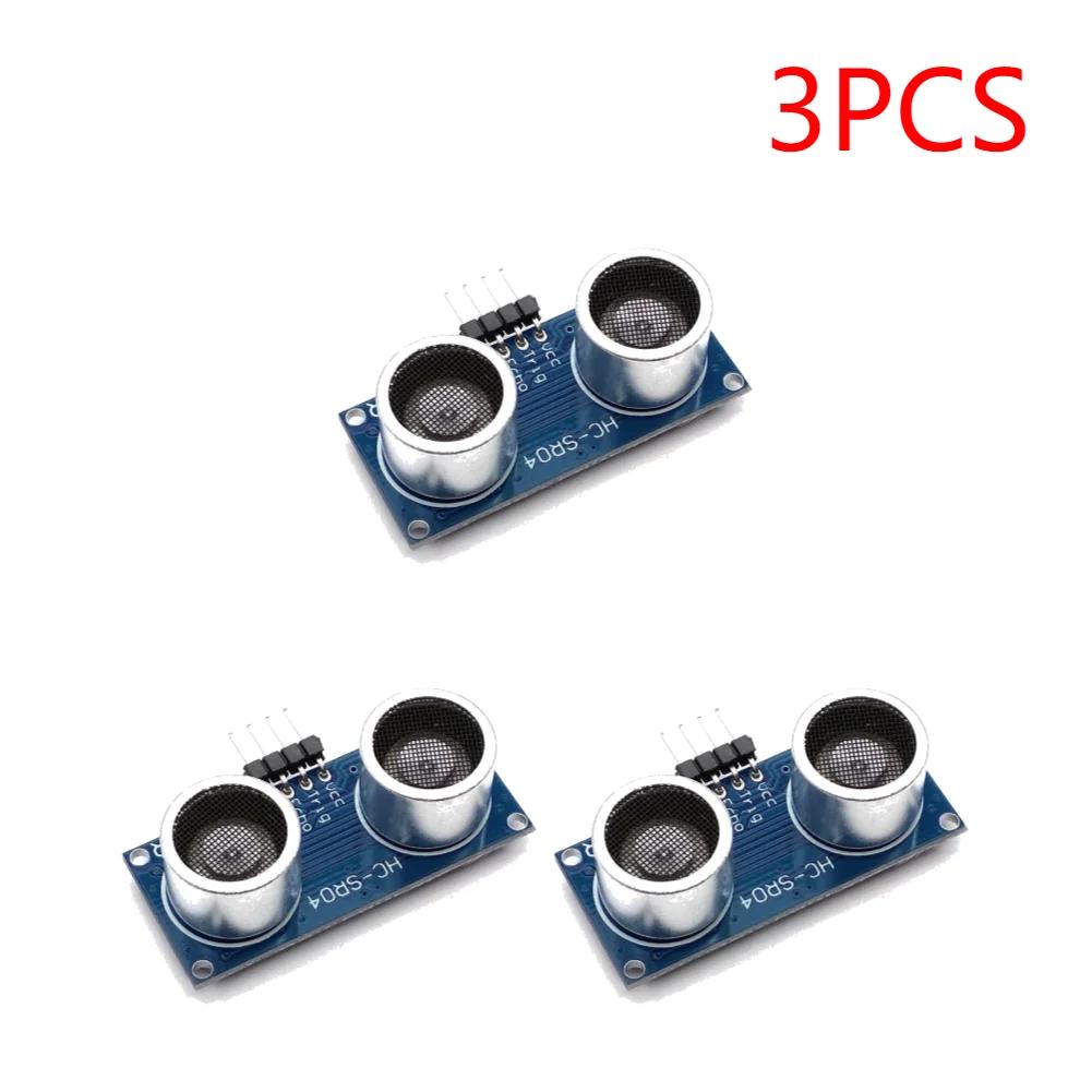 1-6PCS HC-SR04 Ультразвуковой волновой детектор Модуль измерения дальности HC-SR04P HC SR04 HCSR04P Плата датчика расстояния сонара 3-5,5 В