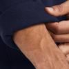 Under Armour Толстовка свободного кроя с длинным рукавом и воротником-стойкой UA Rival с логотипом и принтом, мужская толстовка темно-синего цвета 1386016-410