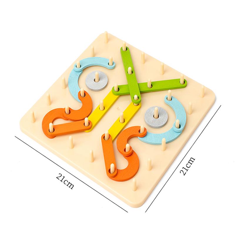 Монтессори универсальная форма головоломки, набор столбцов, блоки для раннего образования, соответствующие геометрические буквы, цифры, детские игрушки для мальчиков и девочек