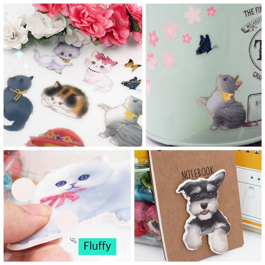 Petit Fancy 2 наклейки с милыми животными (по 10 шт. каждая) — 29 вариантов (трехмерные/корейские/украшения/скрапбукинг своими руками)